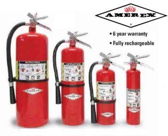 Fire Extinguisher Sizes Chart