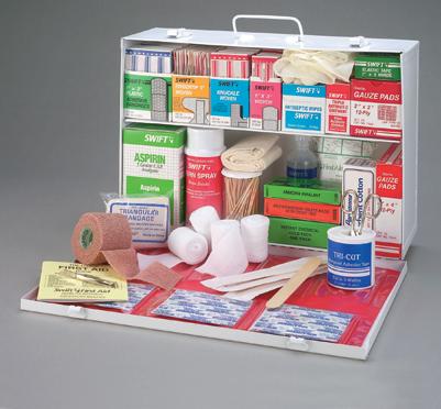 open first aid kit