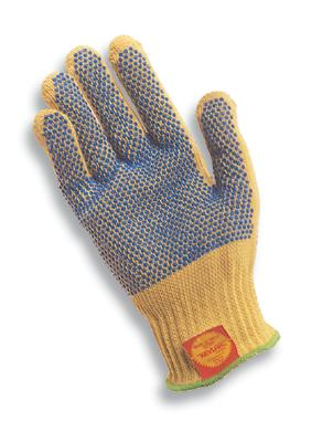 Poly-Cotton Bleached String Knit Gloves, Regular Weight, Box/12