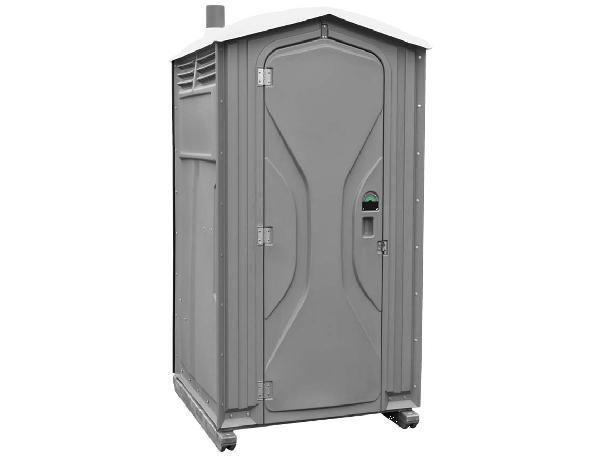 Satellite PolyPortables Tufway Standard Portable Restroom - Dark Gray