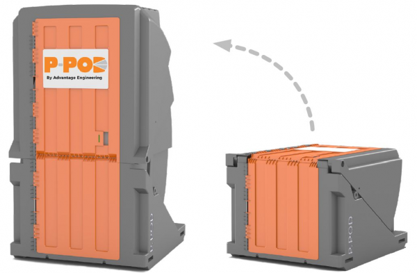 P-Pod Collapsible Portable Restroom