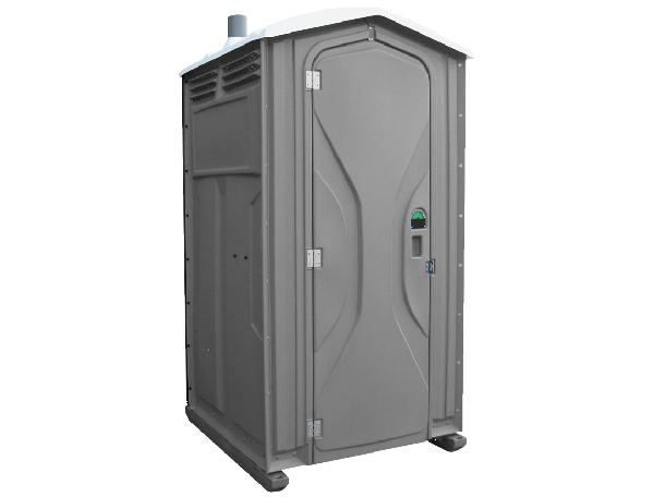Satellite PolyPortables Tufway Standard Portable Restroom - Dark Gray