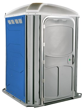 Comfort XL Portable Restroom Wheelchair Accessible Blue